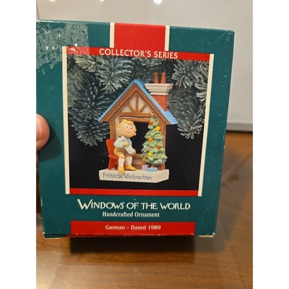 Hallmark 1989 Windows of the World German Ornament QX462-5 Vintage w/ Box